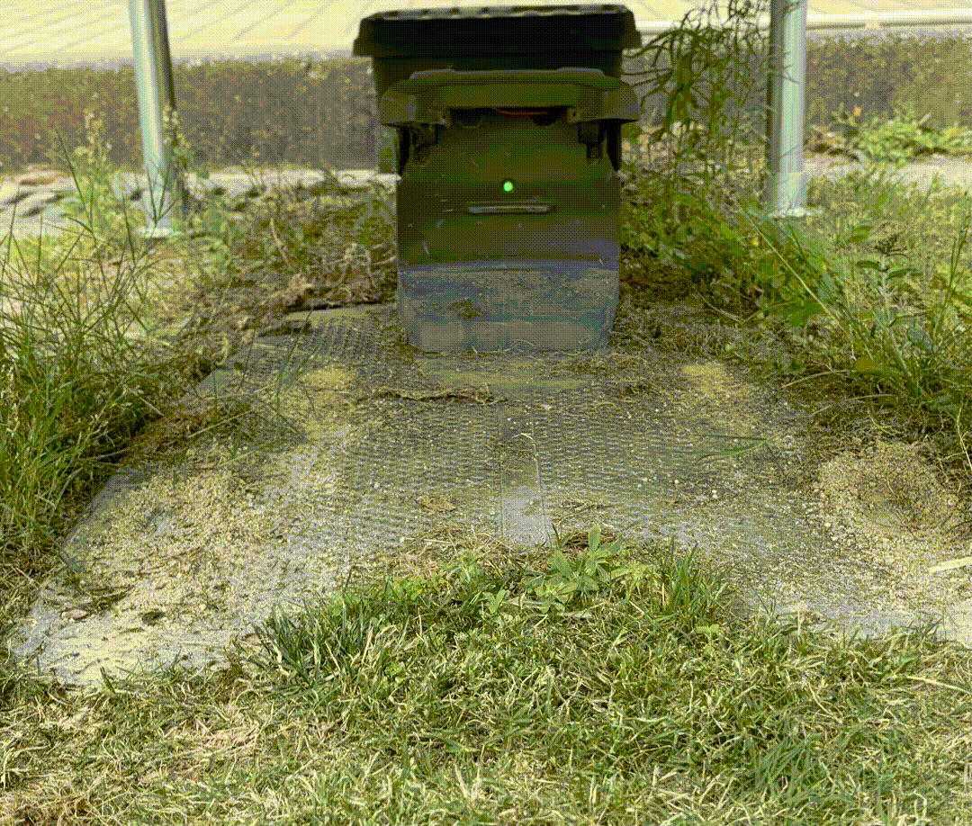 ドックの周りの掃除